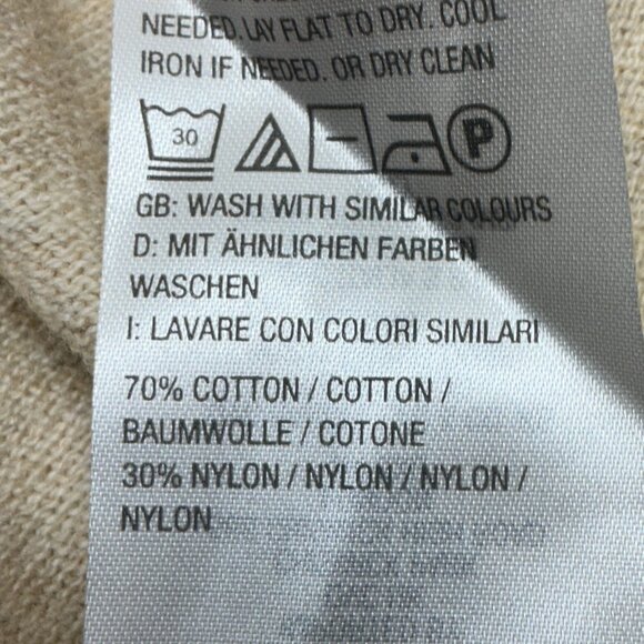 2X Top Tulip Hem Oversized Isaac Mizrahi Live A397083-Heather Oatmeal - Picture 9 of 11